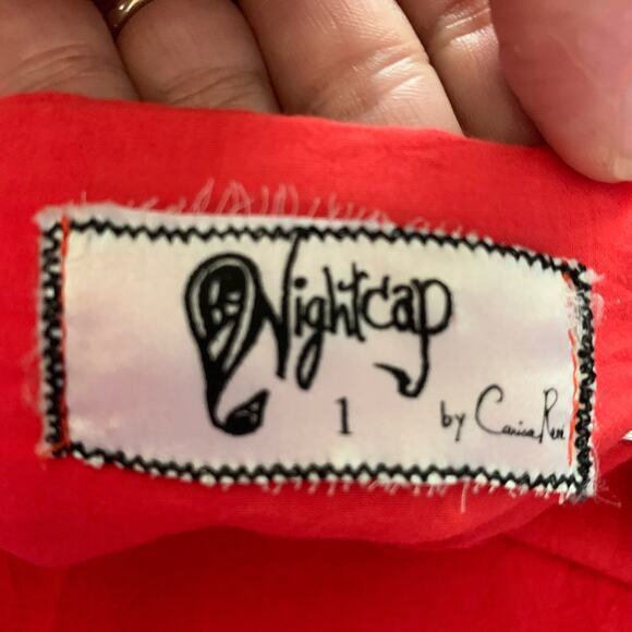 NIGHTCAP Skirt Maxi Exposed‎ Zipper Crocheted Lace Tiered Boho Carissa Renee - Picture 9 of 12